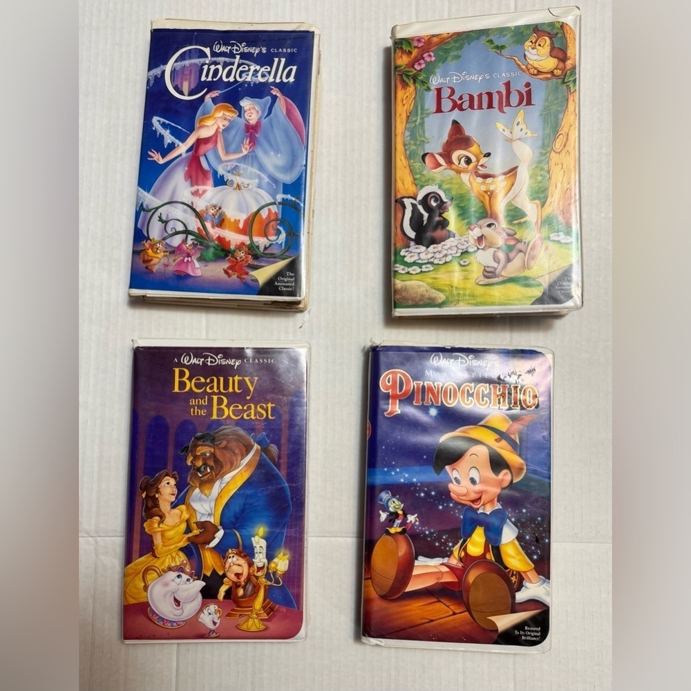 VHS Walt Disney films movies